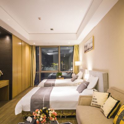 精致城景双床房