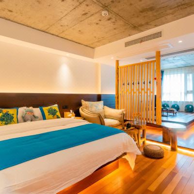 合抱•豪华套房（宝格丽床垫+原木手工家具）