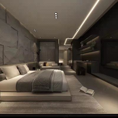 巴黎世家影音主题房(110寸巨幕+极米Z6超清投影仪+宏益乳胶床垫+独立会客厅）