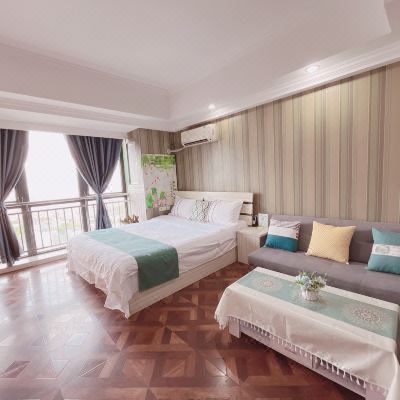 典雅落地窗大床房