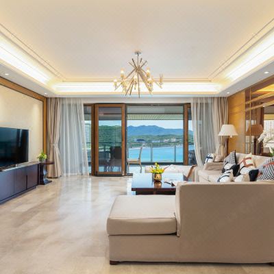 水世界2房1厅1厨2卫1阳台全海景套房（无遮挡全海景+超大观景阳台观山海+冰箱+洗衣机+厨房厨具家电齐全）