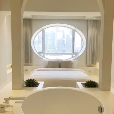 （栖月）浴缸观影房