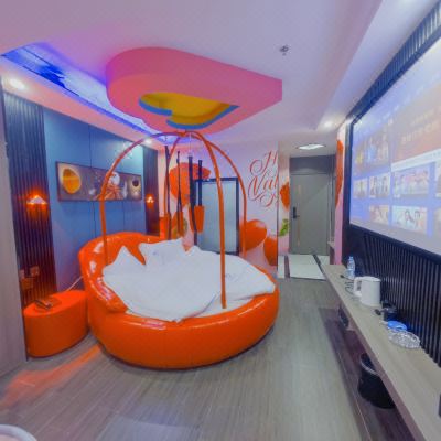 智能情趣电动圆床