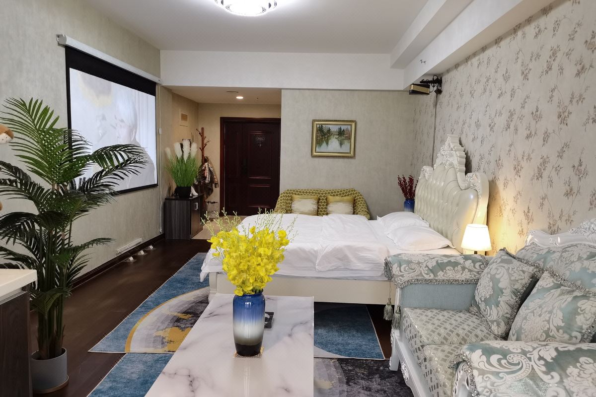  天下民宿 之 NATURE夏日晴空设计师公寓(兰州中心SOHO店) 