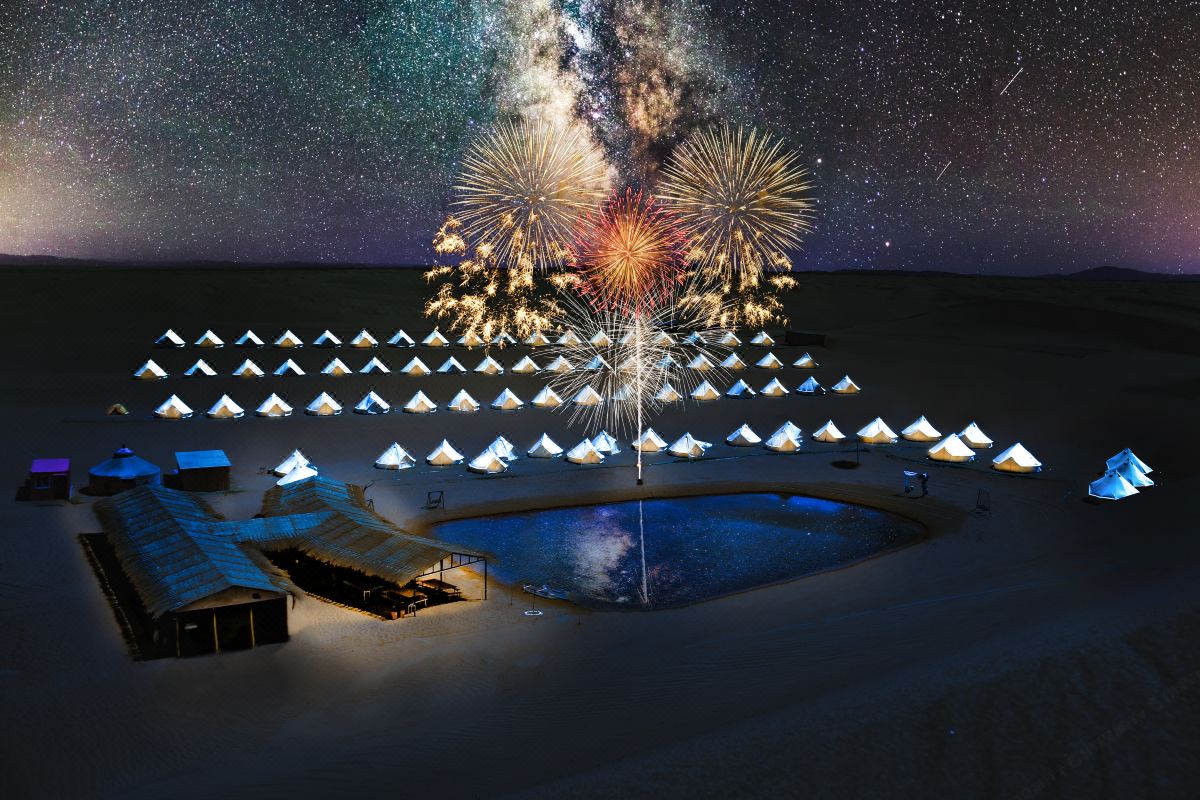  天下民宿 之 沙坡头腾格里沙漠星妍国际帐篷酒店 