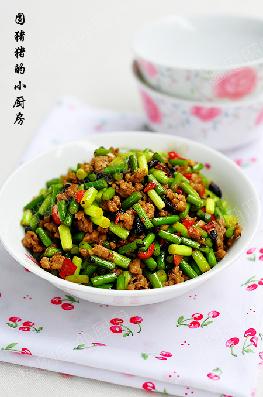 豆豉炒肉丁