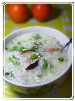 香菇火腿菜泡饭