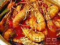 杂菜红咖哩虾