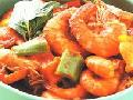 红咖哩虾