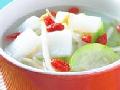 丝瓜蒟蒻芽菜汤