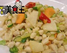 虾露什锦菜 (什锦菜炒鸡丁)