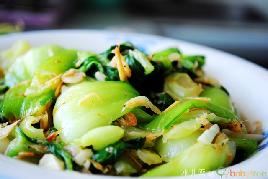 小虾米，绿青菜