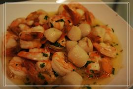 Traditional shrimp soup