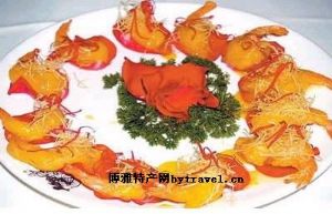  天下民宿 特产 之 玫瑰沙拉虾 